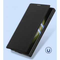 Kryt Dux Ducis Leather na Samsung Galaxy S24 PLUS Čierny