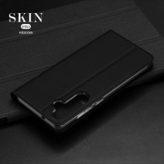 Kryt Dux Ducis Leather na Samsung Galaxy S24 Čierny