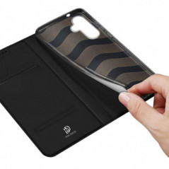 Kryt Dux Ducis Leather na Samsung Galaxy S24 Čierny