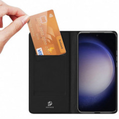 Kryt Dux Ducis Leather na Samsung Galaxy S24 Čierny