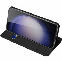 Kryt Dux Ducis Leather na Samsung Galaxy S24 Čierny