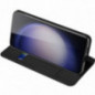 Kryt Dux Ducis Leather na Samsung Galaxy S24 Čierny