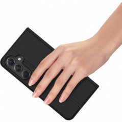 Kryt Dux Ducis Leather na Samsung Galaxy A35 Čierny