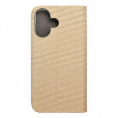 Peňaženkové puzdro Sensitive Book na Apple iPhone 16 Zlatý