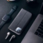 Peňaženkové puzdro Sensitive Book na Apple iPhone 16 Plus Čierny