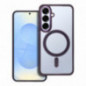 Kryt Color Edge Mag na Samsung Galaxy S25 MagSAFE  Hlboká fialová