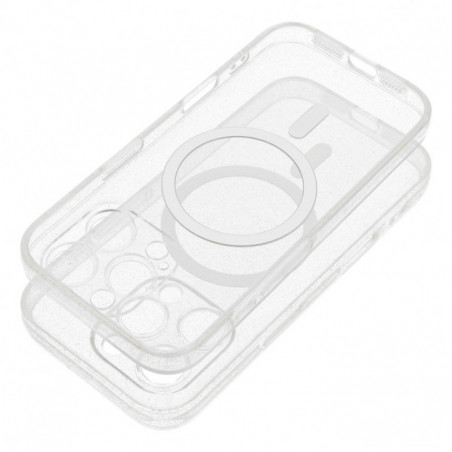 Kryt Clear Mag Cover na Samsung Galaxy S25 Ultra MagSAFE Transparentný