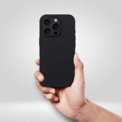 Kryt Silicone 2mm na Apple iPhone 15 Čierny