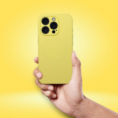 Kryt Silicone 2mm na Apple iPhone 16 Pro Max Citrónová