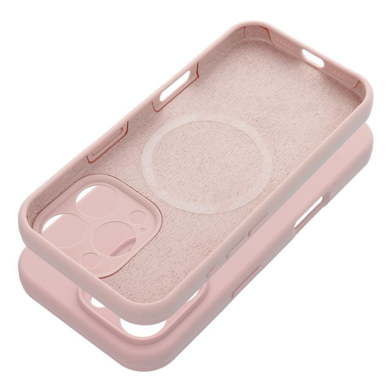 Kryt Silicone 2mm na Apple iPhone 16 Plus Pieskovo ružový