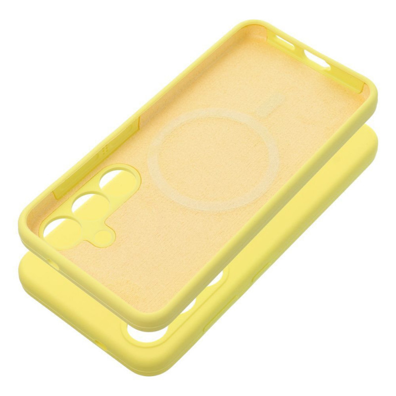Kryt Silicone 2mm na Samsung Galaxy S25 Plus Citrónová