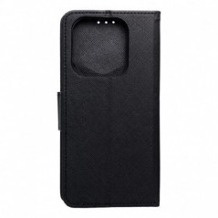 Peňaženkový obal Fancy Book na XIAOMI Redmi Note 14 4G Čierny