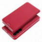 Peňaženkové puzdro LUNA Book Carbon na XIAOMI Redmi Note 14 Pro 4G Uhlíkové vlákno, Elegant  Červený