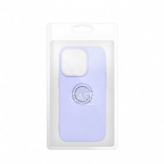 Kryt Silicone ring na Apple iPhone 16e Fialový (Violet)