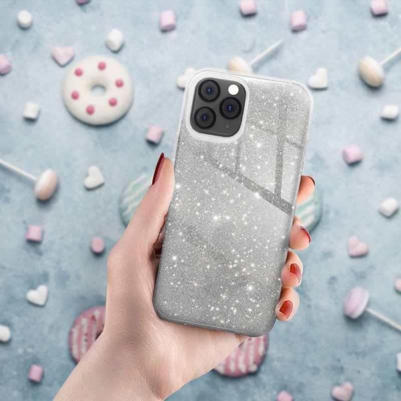 Kryt Shining na Apple iPhone 16e Strieborný