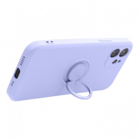 Kryt Silicone ring na XIAOMI Redmi Note 14 Pro 4G Fialový (Violet)
