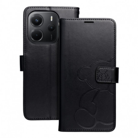 Peňaženkové puzdro MEZZO Book na XIAOMI Redmi Note 14 4G Červený