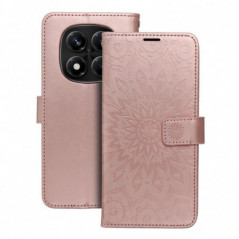 Peňaženkové puzdro MEZZO Book na XIAOMI Redmi Note 14 Pro 4G Ružovo-zlatý