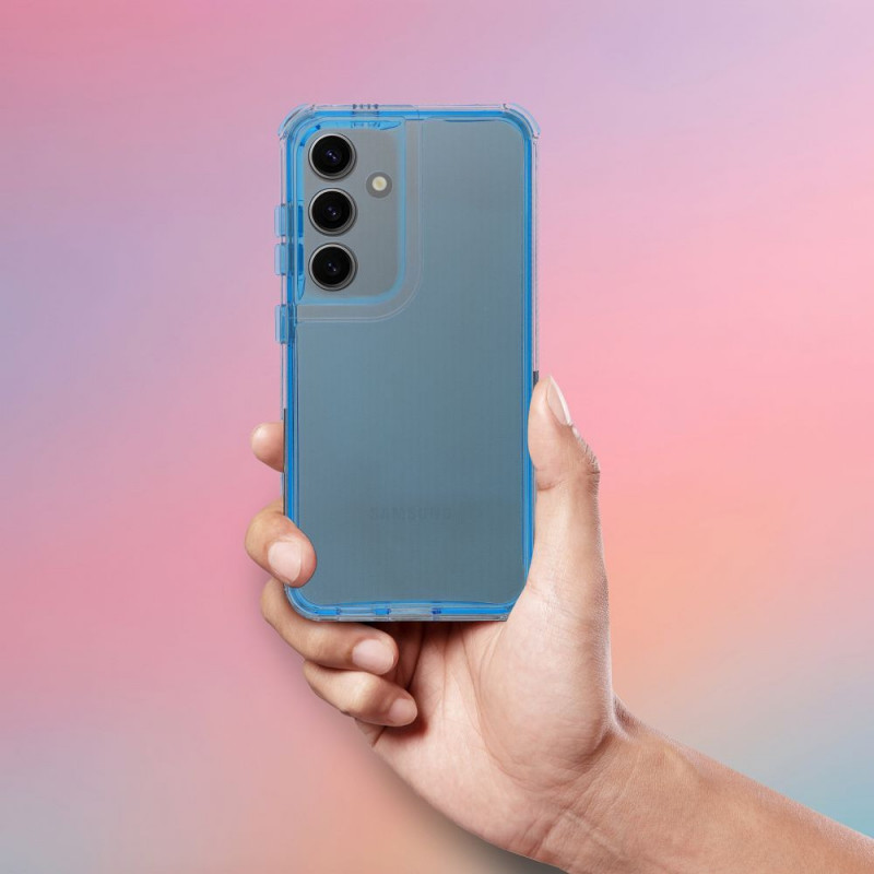 Kryt Matrix Clear na XIAOMI Redmi Note 14 Pro 4G Modrý