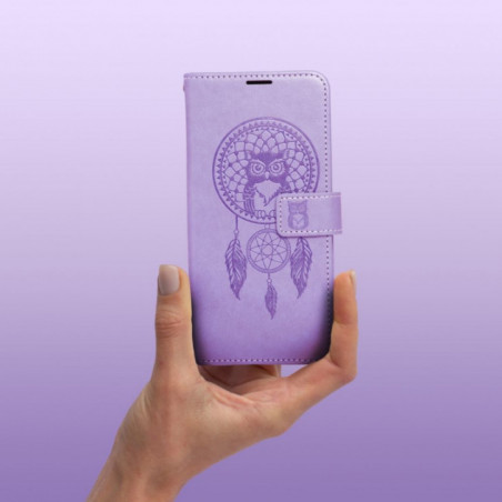 Peňaženkové puzdro MEZZO Book na Samsung Galaxy A06 Fialový (Purple)