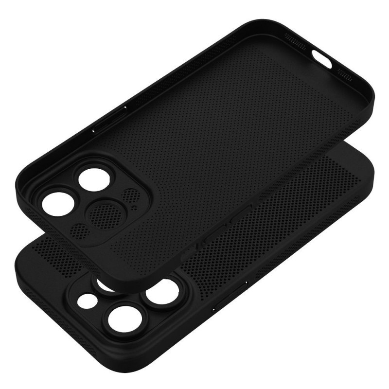 Kryt Breezy na Apple iPhone 16e Čierny