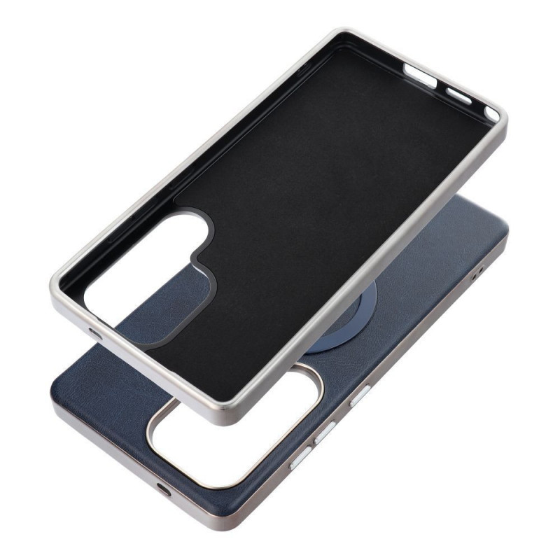 Kryt Gentleman Mag Cover na Samsung Galaxy S25 Ultra Elegant MagSAFE Námornícka modrá Kryt Gentleman Mag Cover na Samsung Galaxy S25 Ultra Elegant MagSAFE Námornícka modrá