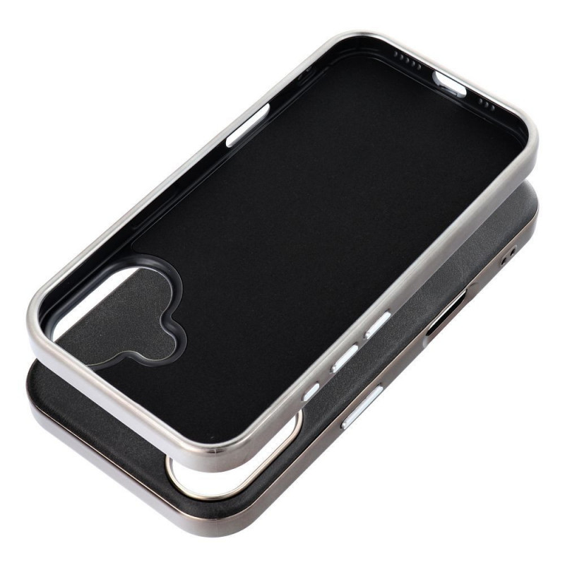 Kryt Gentleman Mag Cover na Apple iPhone 16 Pro Max Elegant MagSAFE Čierny Kryt Gentleman Mag Cover na Apple iPhone 16 Pro Max Elegant MagSAFE Čierny