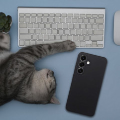 Kryt Silicone 2mm na Motorola Edge Čierny