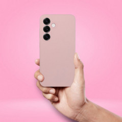 Kryt Silicone 2mm na Motorola Edge Pieskovo ružový