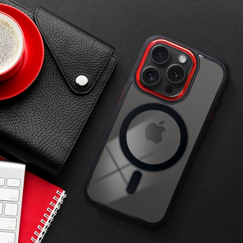 Kryt Color Edge Mag na Apple iPhone 14 MagSAFE  Čierny