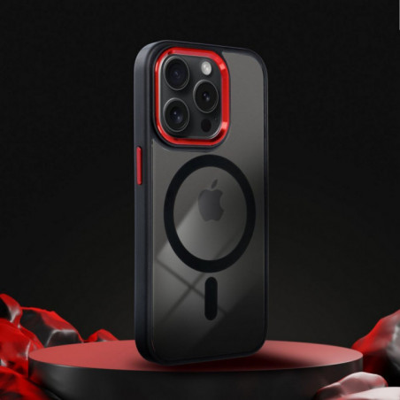 Kryt Color Edge Mag na Apple iPhone 14 MagSAFE  Čierny