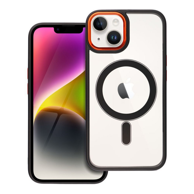 Kryt Color Edge Mag na Apple iPhone 14 MagSAFE  Čierny