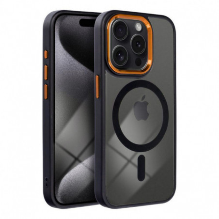 Kryt Color Edge Mag na Apple iPhone 15 MagSAFE  Čierny
