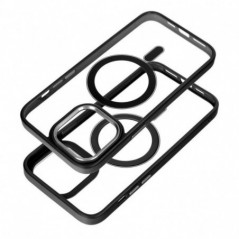 Kryt Color Edge Mag na Apple iPhone 16e MagSAFE  Čierny