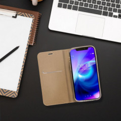 Peňaženkové puzdro LUNA Book Gold na XIAOMI Redmi Note 14 Pro 4G Elegant  Zlatý