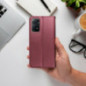 Peňaženkové puzdro Smart Magneto book na Motorola Edge Bordový
