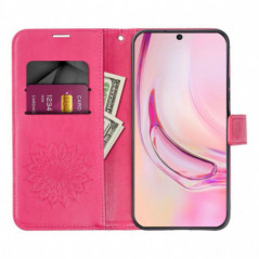 Peňaženkové puzdro MEZZO Book na XIAOMI Redmi 15C Purpurový