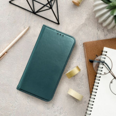 Peňaženkové puzdro Smart Magneto book na Motorola Moto G05 Tmavo zelený