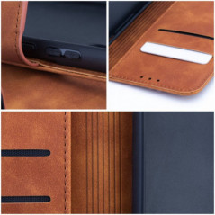 Peňaženkové puzdro TENDER Book na Apple iPhone 17 Pro Max Hnedý