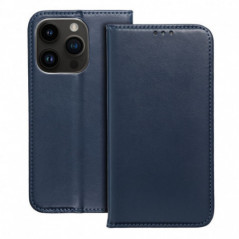 Peňaženkové puzdro Smart Magneto book na Apple iPhone 17 Tmavší modrý