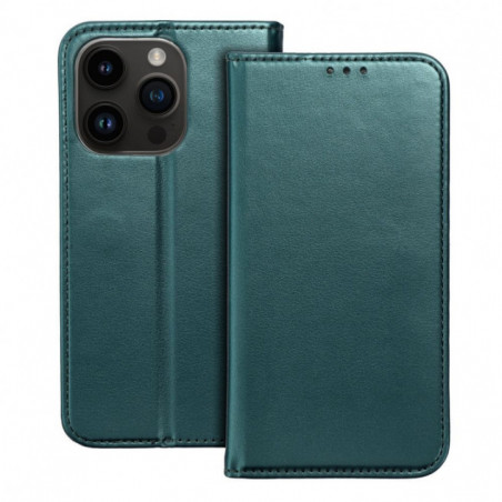 Peňaženkové puzdro Smart Magneto book na Apple iPhone 17 Pro Max Tmavo zelený