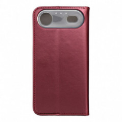 Peňaženkové puzdro Smart Magneto book na Apple iPhone 17 Air Bordový
