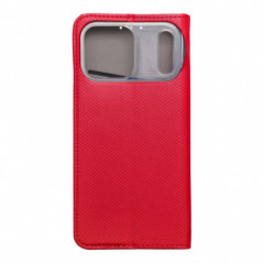 Peňaženkové puzdro Smart Case Book na Apple iPhone 17 Pro Max Červený