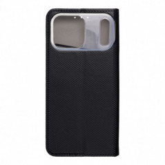 Peňaženkové puzdro Smart Case Book na Apple iPhone 17 Pro Max Čierny