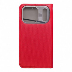 Peňaženkové puzdro Smart Case Book na Apple iPhone 17 Pro Červený