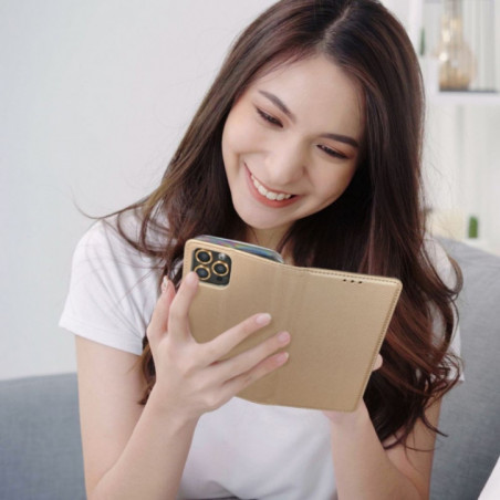 Peňaženkové puzdro Smart Case Book na Apple iPhone 17 Pro Zlatý