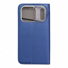 Peňaženkové puzdro Smart Case Book na Apple iPhone 17 Pro Tmavší modrý