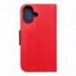 Peňaženkový obal Fancy Book na Apple iPhone 17 Červený / Námornícka modrá