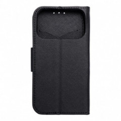 Peňaženkový obal Fancy Book na Apple iPhone 17 Pro Čierny