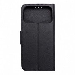 Peňaženkový obal Fancy Book na Apple iPhone 17 Pro Max Čierny
